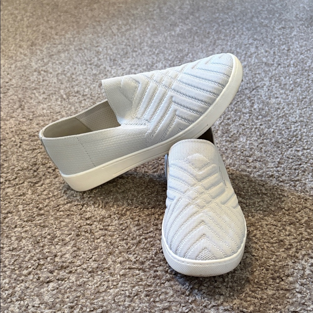 White Mountain Light Gray Slip-On Sneakers…Worn Twice!